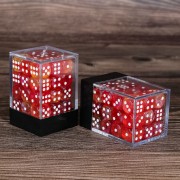 12mm pips dice-Volcano on Fire